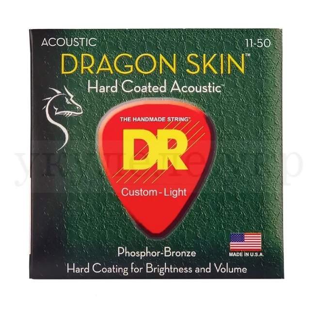 DR DSA-11 DRAGON SKIN Acoustic - Custom Light 11-50